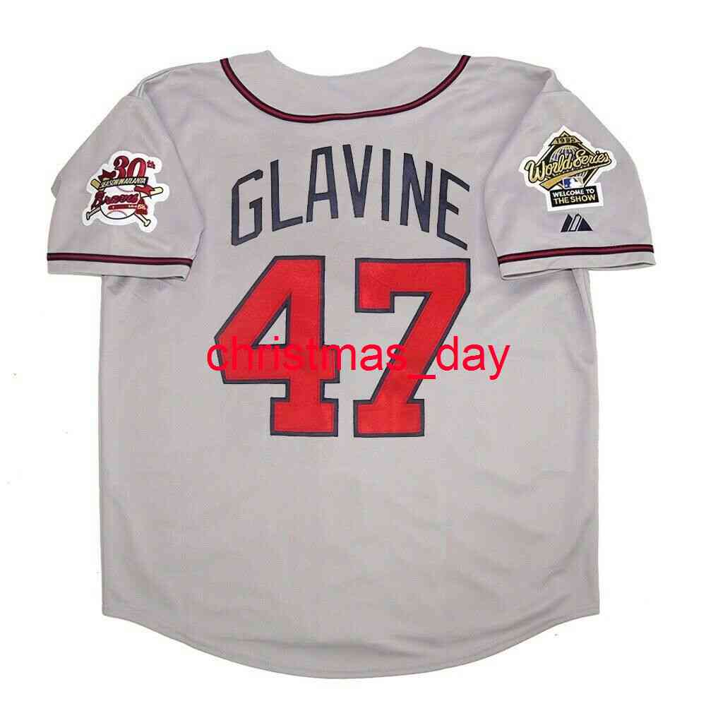 Custom sewing Tom Glavine Atlanta 1995 World Series Grey Road Jersey Men Women Youth Baseball Jersey XS-6XL, Black
Custom sewing Tom Glavine Atlanta 1995 World Series Grey Road Jersey Men Women Youth Baseball Jersey XS-6XL, Black