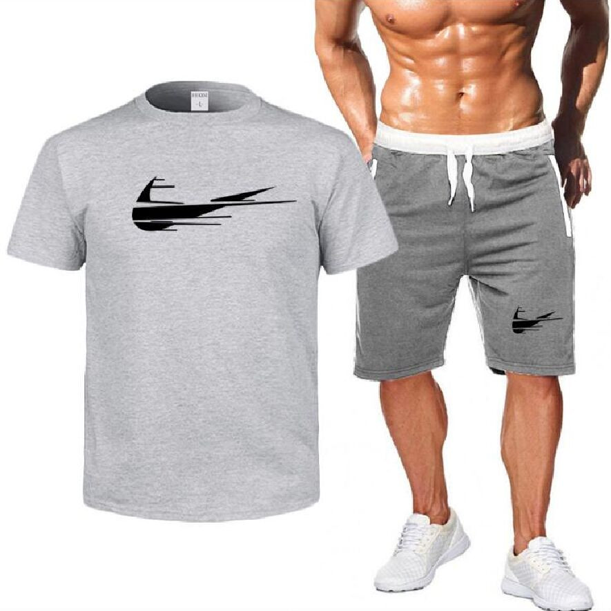 Tracksuit black T Shirts+shorts Men 2 Pieces Sets 2021 Summer Brand Print Sportswears Beach Wear Men' Tees Short Pants Suit -2XL
Tracksuit black T Shirts+shorts Men 2 Pieces Sets 2021 Summer Brand Print Sportswears Beach Wear Men' Tees Short Pants Suit -2XL