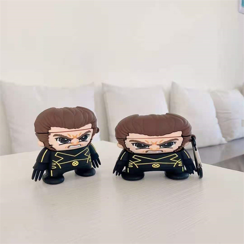 Wholesale 3D Cartoon Wolverine Anime Earphone Cases For Airpod 1 2 Wireless Charging Box Bluetooth Headset Cover For Airpods Pro Accessories, A for airpods pro
Wholesale 3D Cartoon Wolverine Anime Earphone Cases For Airpod 1 2 Wireless Charging Box Bluetooth Headset Cover For Airpods Pro Accessories, A for airpods pro