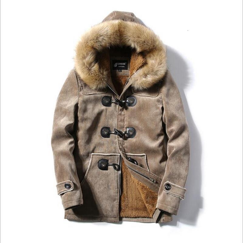 Down & Parkas Fall/winter Fur Collar Horns Buckle Deer Veet Leather Cotton-Padded Jacket Men's Mid-length Slim Thick Warmth Outwear, Black
Down & Parkas Fall/winter Fur Collar Horns Buckle Deer Veet Leather Cotton-Padded Jacket Men's Mid-length Slim Thick Warmth Outwear, Black