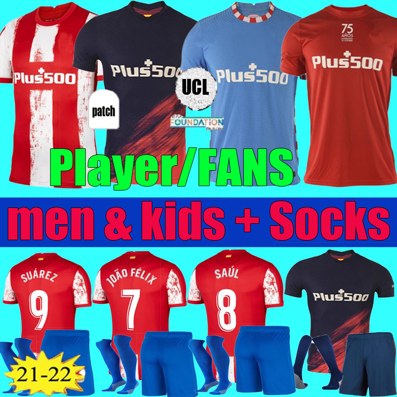 Player FANS version 21 22 Atletico soccer jerseys MADRID JOÃO FÉLIX camiseta 2021 M. LLORENTE KOKE SAUL SUAREZ football shirts 2022 LEMAR men kids kit sets uniforms, 20 21 home full set
Player FANS version 21 22 Atletico soccer jerseys MADRID JOÃO FÉLIX camiseta 2021 M. LLORENTE KOKE SAUL SUAREZ football shirts 2022 LEMAR men kids kit sets uniforms, 20 21 home full set