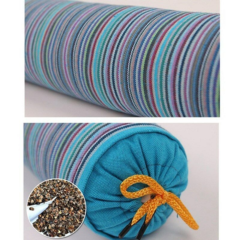 Stripe Yoga Cervical Pillow Old Coarse Cloth Buckwheat Health Care Stick Cervical Physiotherapy Neck Pillows