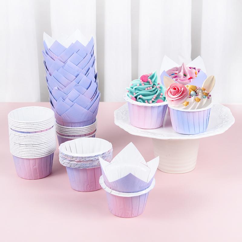 Other Event & Party Supplies 10/30Pcs Tulip Muffin Cake Paper Cups Cases Gradient Cupcake Liner Tray For Kitchen DIY Baking Tools Wedding Bi
Other Event & Party Supplies 10/30Pcs Tulip Muffin Cake Paper Cups Cases Gradient Cupcake Liner Tray For Kitchen DIY Baking Tools Wedding Bi