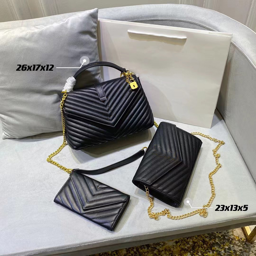 Genuine Leather Fashion woman Shoulder Bags Three-piece Totes Chain belt Handbag Classic pattern Design Super Large Capacity Gifts 03, #1
Genuine Leather Fashion woman Shoulder Bags Three-piece Totes Chain belt Handbag Classic pattern Design Super Large Capacity Gifts 03, #1