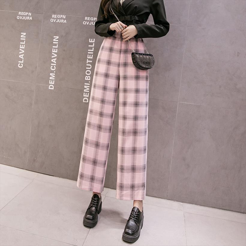 elastic high waist trousers women pant chiffon plaid wide leg summer loose korean thin casual, Black;white
elastic high waist trousers women pant chiffon plaid wide leg summer loose korean thin casual, Black;white