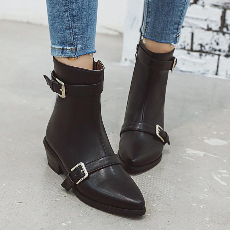 Boots Punk Ladies Sexy Pointed Toe Buckle Strap Gothic Women Ankle Fall Winter Female Shoes Footwear#G7 CQI9, Blue
Boots Punk Ladies Sexy Pointed Toe Buckle Strap Gothic Women Ankle Fall Winter Female Shoes Footwear#G7 CQI9, Blue