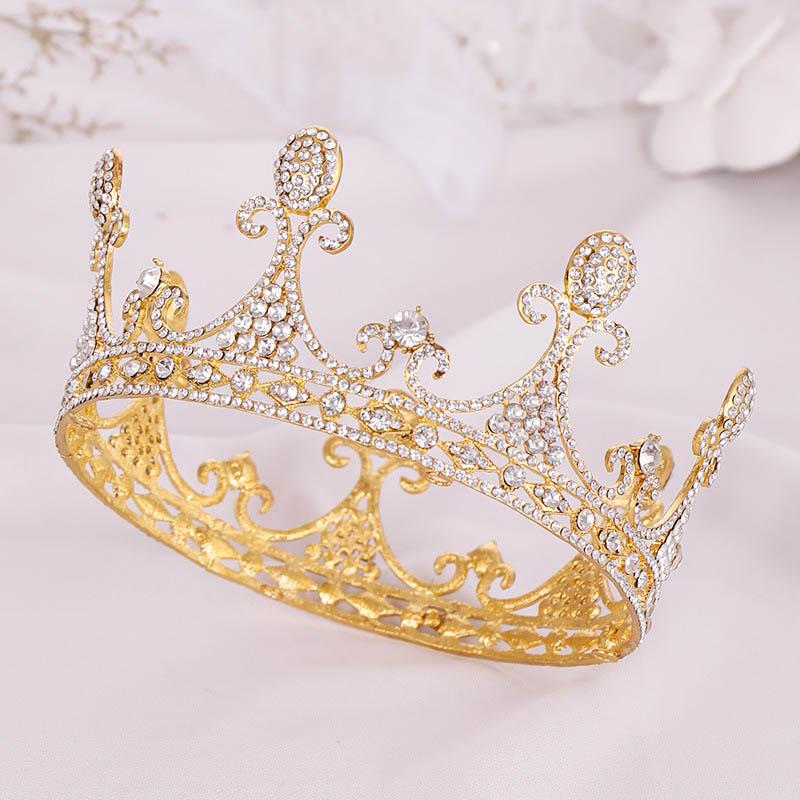 Hair Clips & Barrettes Vintage Rhinestone Crown Bridal Tiara Wedding Accessories Elegant Female Lady Handmade Headband Jewelry VL, Golden;silver
Hair Clips & Barrettes Vintage Rhinestone Crown Bridal Tiara Wedding Accessories Elegant Female Lady Handmade Headband Jewelry VL, Golden;silver