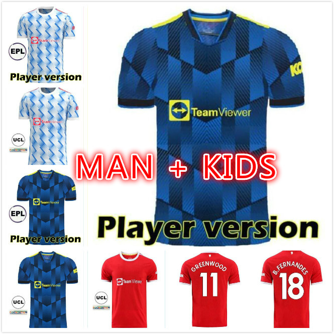 Manchester RONALDO SANCHO soccer jerseys 2021 2022 UNITED POGBA CAVANI MARTIAL UTD B. FERNANDES RASHFORD GREENWOOD football shirt man + kids kit, 21/22
Manchester RONALDO SANCHO soccer jerseys 2021 2022 UNITED POGBA CAVANI MARTIAL UTD B. FERNANDES RASHFORD GREENWOOD football shirt man + kids kit, 21/22