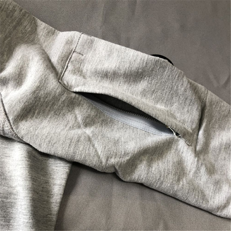 Spring Autumn Long sleeve Men's Sweatshirts leisure time Couple Pullover European and American trends Jogging clothes Outdoor simple top Arm pock