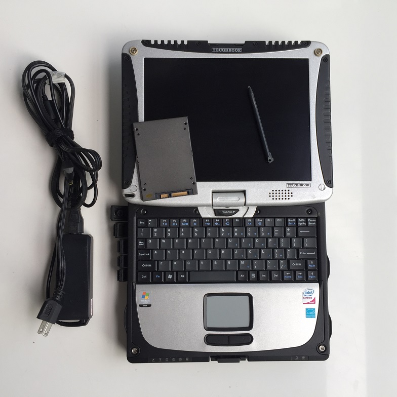 12V/24V MB Star C3 Full Set for Benz Auto Diagnostic tool Xentry STAR C3 Multiplexer Pro with SSD in cf19 laptop