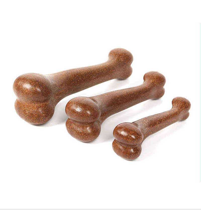 free shipping Benepaw Nearly Indestructible Dog Bone Natural Non-Toxic Puppy Toys For Small Medium Large Dogs Pet Chew Game Dental Care 211111