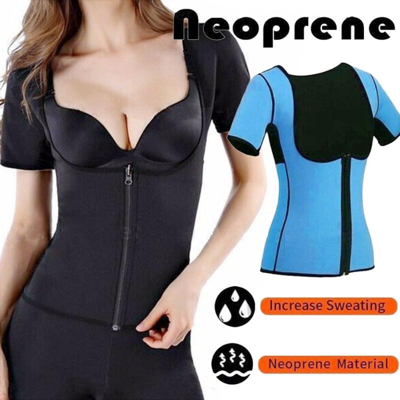 Women's Shapers Neoprene Sauna Sweat Shirt Waist Trainer With Zipper Suitable For Weight Loss Gym Exercise Body Shaper Top Fat Burner, Black
Women's Shapers Neoprene Sauna Sweat Shirt Waist Trainer With Zipper Suitable For Weight Loss Gym Exercise Body Shaper Top Fat Burner, Black