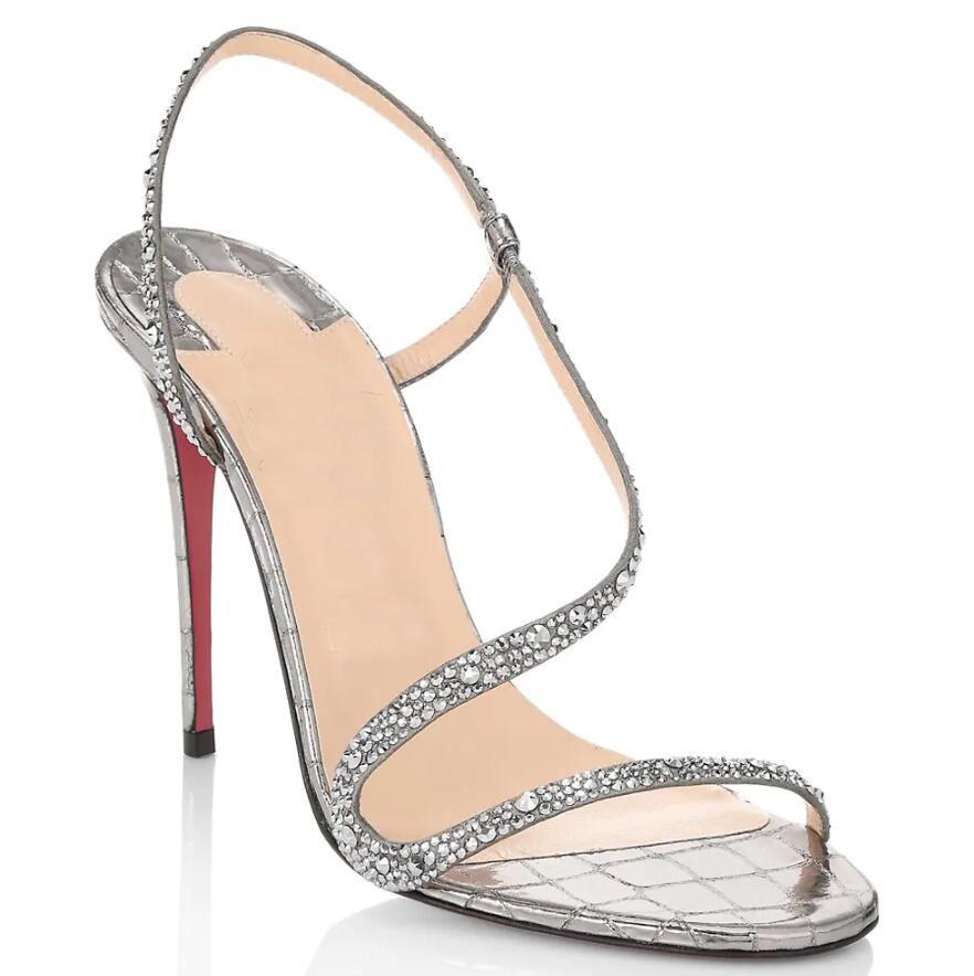 Luxury Designer Rosalie Sandals Elegant Lady Gladiator Sandalias Strappy Nude Black Grey Sexy Women's High heles Mujer Party Wedding Dress 35-43
Luxury Designer Rosalie Sandals Elegant Lady Gladiator Sandalias Strappy Nude Black Grey Sexy Women's High heles Mujer Party Wedding Dress 35-43