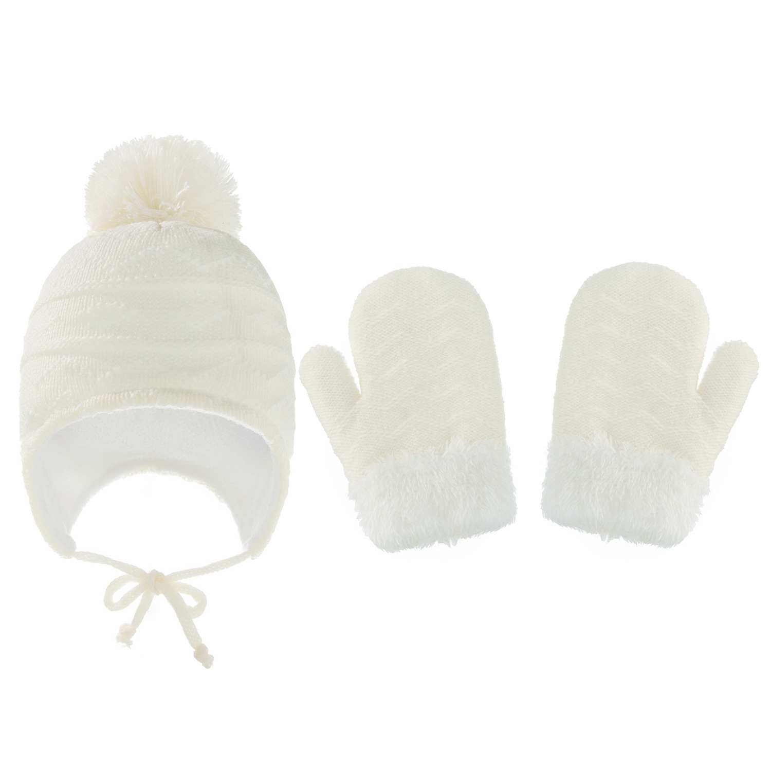6 Colors Baby Kid Winter Warm Hat Gloves Solid Color Thick Velvet Beanie Crochet Cute Hats New born Cap Baby, Kids & Maternity 0-3T