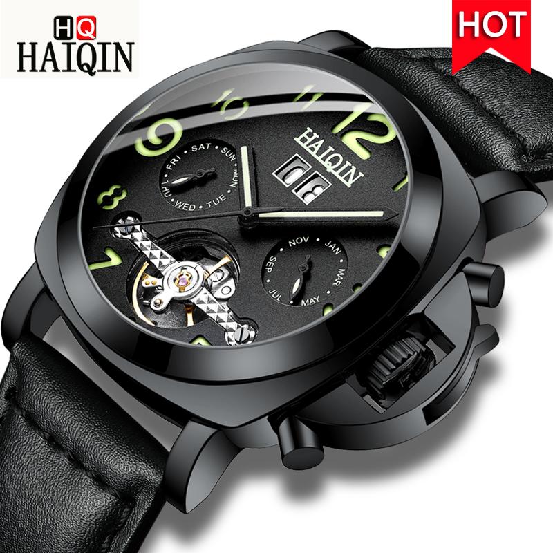 Wristwatches HAIQIN Men's Watches Watch Men 2021 Luxury Waterproof Fashion Sports / Automatic Mechanical Military, Slivery;brown
Wristwatches HAIQIN Men's Watches Watch Men 2021 Luxury Waterproof Fashion Sports / Automatic Mechanical Military, Slivery;brown
