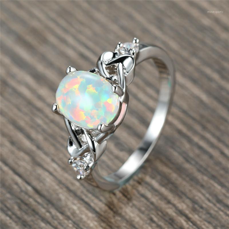 Wedding Rings Vintage Silver Color Ring Classic Oval Stone White Opal Thin Engagement Charm Female Crystal Zircon For Women1
Wedding Rings Vintage Silver Color Ring Classic Oval Stone White Opal Thin Engagement Charm Female Crystal Zircon For Women1