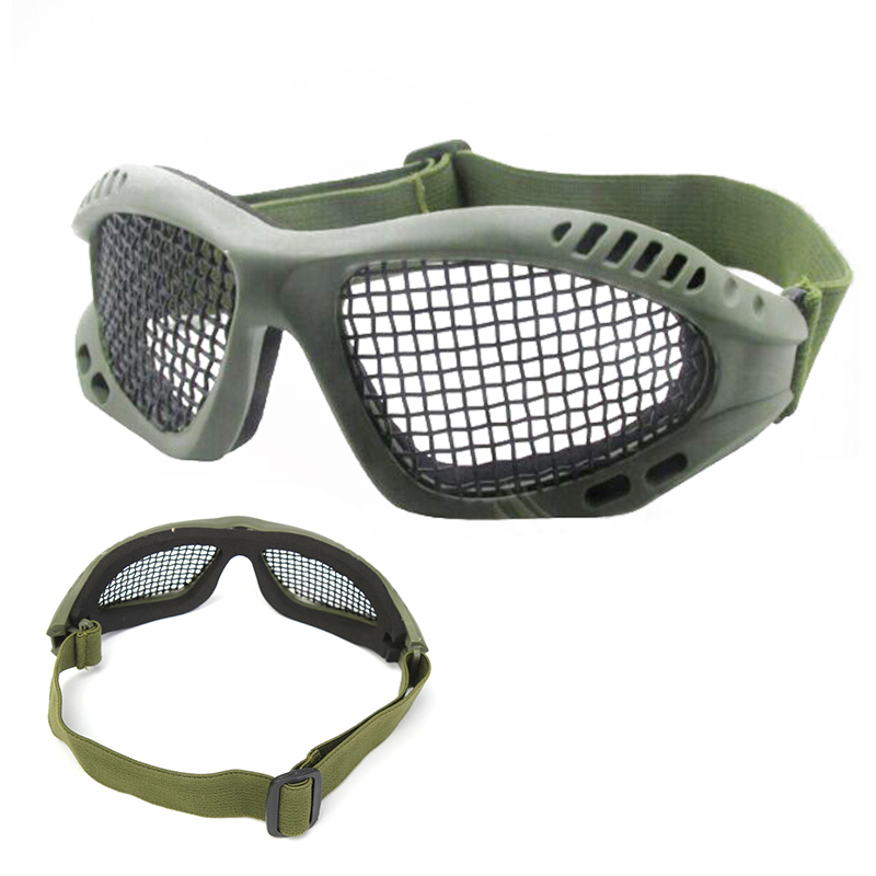 Hunting Tactical Paintball sunglass Goggles Eyewear Steel Wire Mesh Airsoft Net Glasses Shock Resistance Eye Game Protector
Hunting Tactical Paintball sunglass Goggles Eyewear Steel Wire Mesh Airsoft Net Glasses Shock Resistance Eye Game Protector