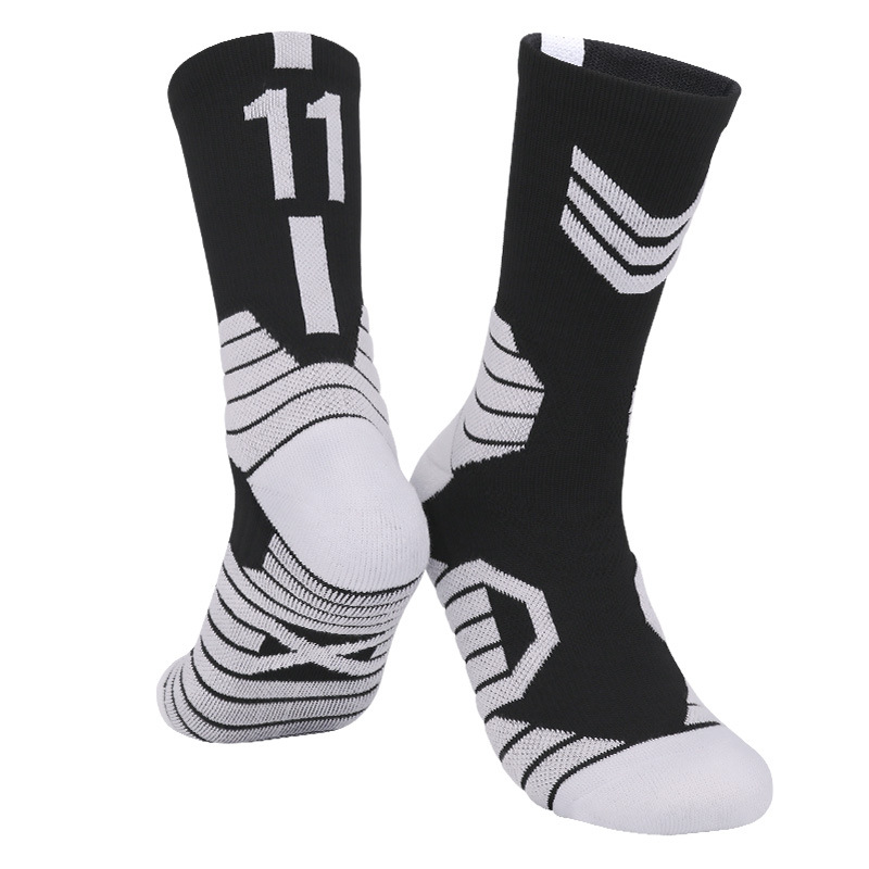 mens socks High top medium tube elite basketball sock professional training towel bottom thickening sports socking, Black
mens socks High top medium tube elite basketball sock professional training towel bottom thickening sports socking, Black