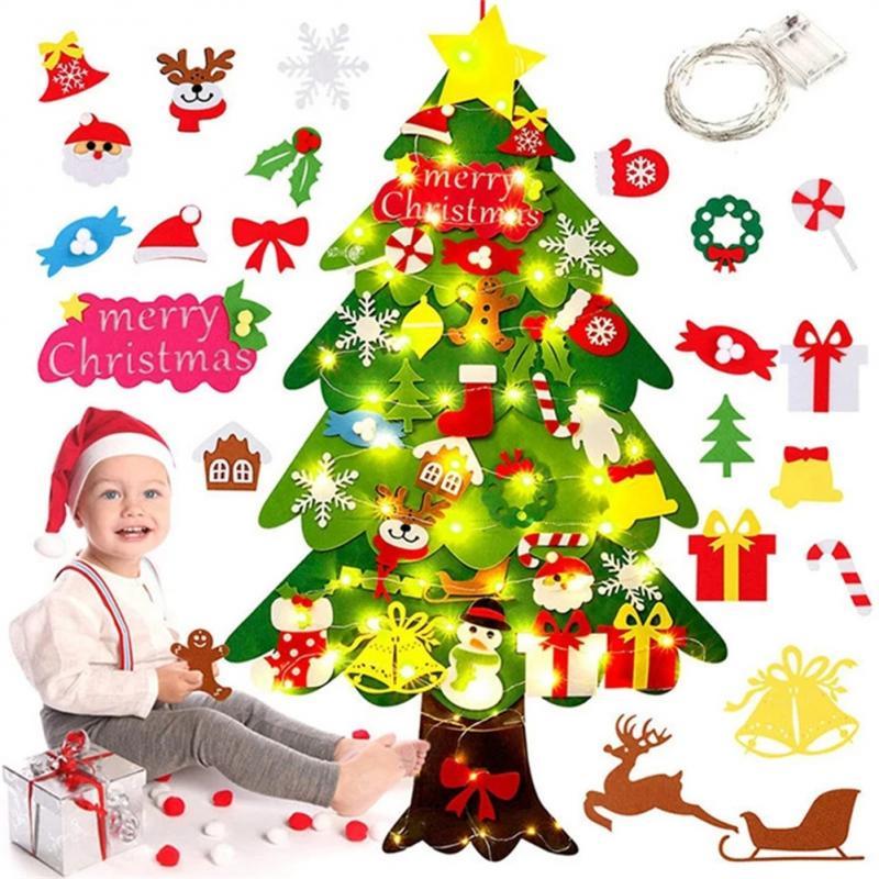 Christmas Decorations Decoration Children's Handmade Diy Three-dimensional Felt Cloth Tree Ornaments For Home 2021 Year Gifts
Christmas Decorations Decoration Children's Handmade Diy Three-dimensional Felt Cloth Tree Ornaments For Home 2021 Year Gifts