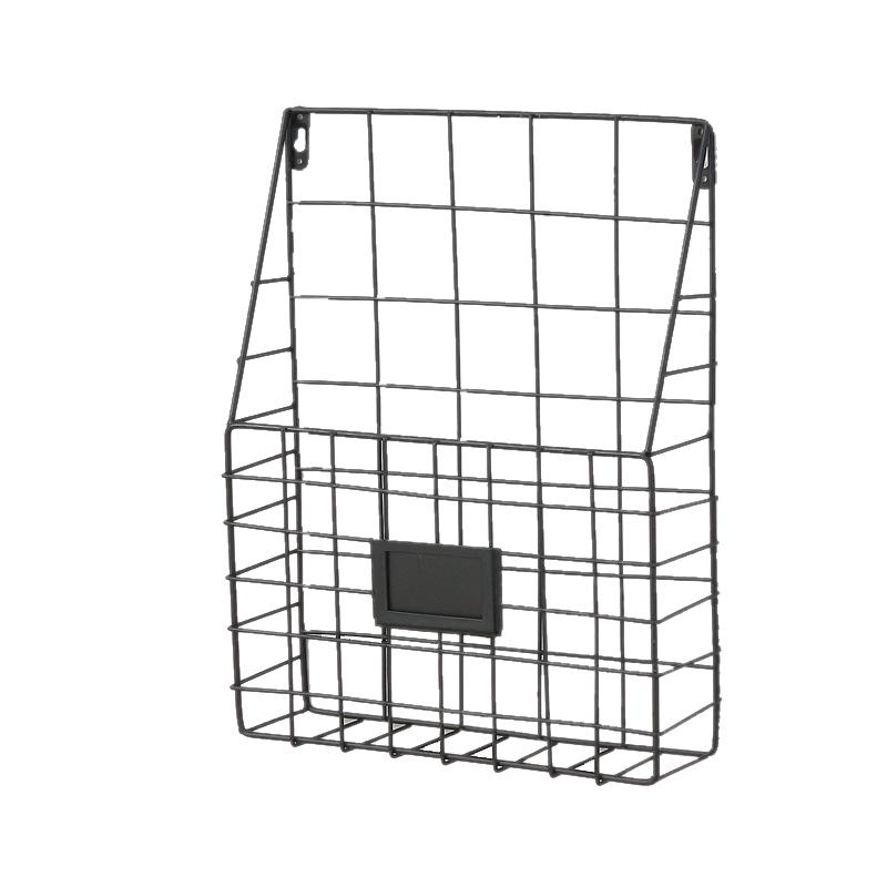 Hooks & Rails Metal Mesh Wire Shelf Hanging Folder Mail Document Organizer Spaper Azine Storage Wall Shelves (Black)
Hooks & Rails Metal Mesh Wire Shelf Hanging Folder Mail Document Organizer Spaper Azine Storage Wall Shelves (Black)