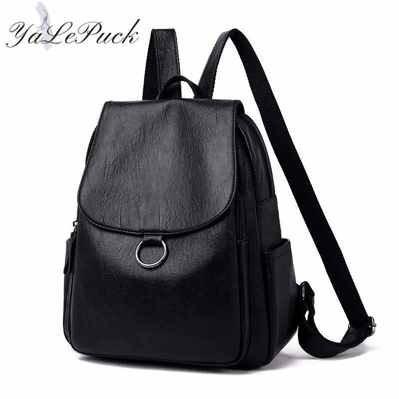 New Women Leather Backpack Designer Shoulder Bags for Women Back Pack School Bags Fashion for Teenage Girls Mochila Feminina Q0528
New Women Leather Backpack Designer Shoulder Bags for Women Back Pack School Bags Fashion for Teenage Girls Mochila Feminina Q0528
