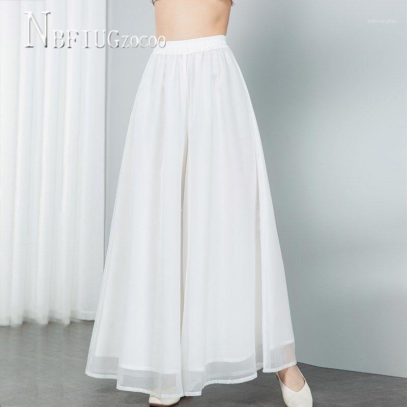 White Black Color Wide Leg Women Pants Loose Chiffon Plus Size Female Trousers Women's & Capris
White Black Color Wide Leg Women Pants Loose Chiffon Plus Size Female Trousers Women's & Capris