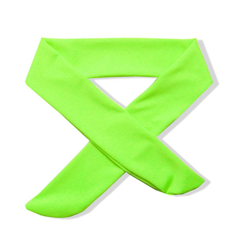 2021 Cotton Tie Back Headbands Stretch Sports Sweatbands Hair Band Moisture Wicking Workout Bandanas Running Men Women Bands