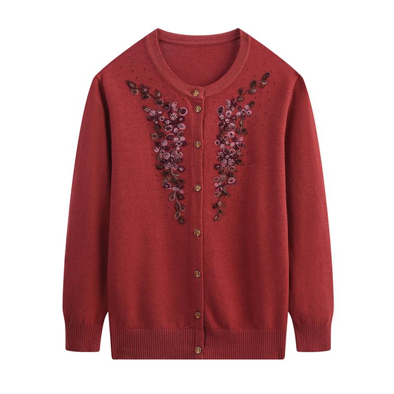 Women's Knits & Tees Autumn Winter Knitted Female Cardigan Loose Streetwear Knit Sweater Coat Casual Flower Embroidery O Neck Women Jacket, White
Women's Knits & Tees Autumn Winter Knitted Female Cardigan Loose Streetwear Knit Sweater Coat Casual Flower Embroidery O Neck Women Jacket, White