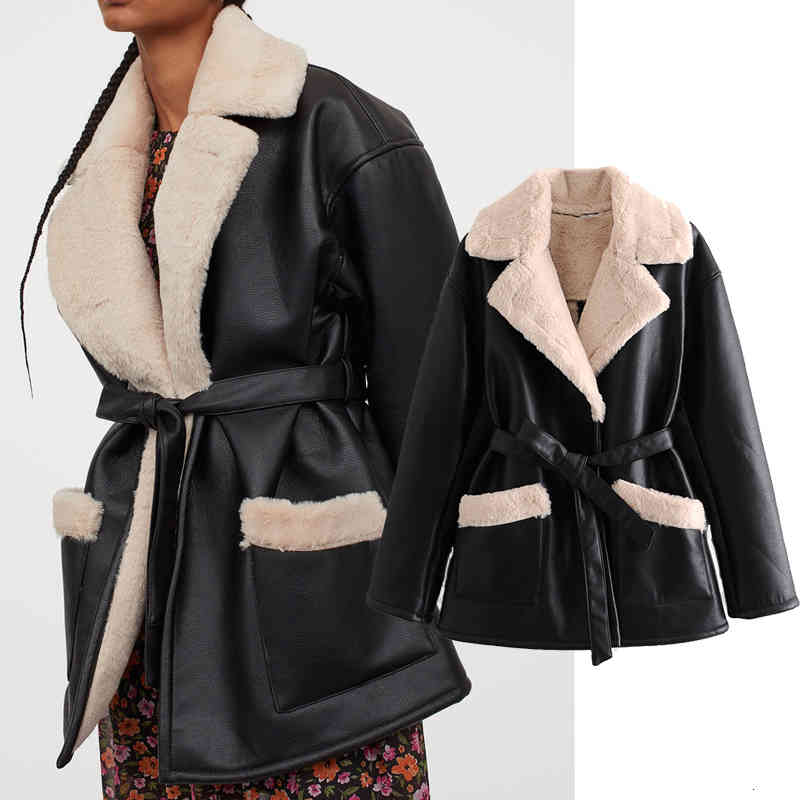 Women's Down & Parkas NEW Winter thickening Furry leather Jacket Women Solid color Female PU Coat Loose Oversized Womens Short Par, Black
Women's Down & Parkas NEW Winter thickening Furry leather Jacket Women Solid color Female PU Coat Loose Oversized Womens Short Par, Black
