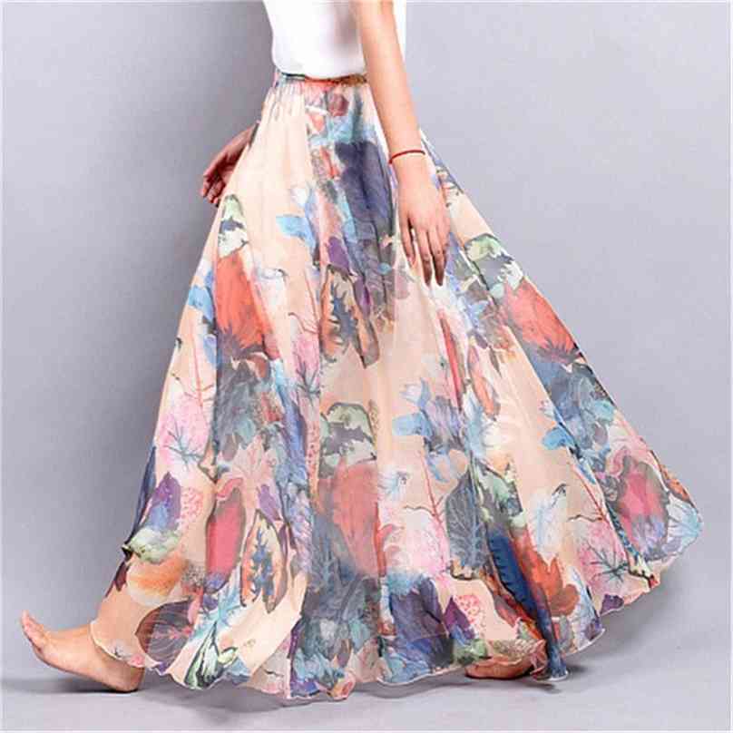 Elegant Summer Bohemian Maxi Skirts Women Long Skirt Chiffon Saia Beach High Waist Tutu Casual Vestidos Harajuku Print Clothes 210629, Style nine
Elegant Summer Bohemian Maxi Skirts Women Long Skirt Chiffon Saia Beach High Waist Tutu Casual Vestidos Harajuku Print Clothes 210629, Style nine