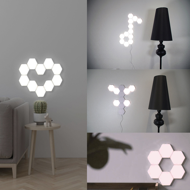 Quantum Lamp Hexagonal Lamps Modular Touch Sensitive Lighting LED Night Light Magnetic Hexagons Creative Decoration Wall Lampara
Quantum Lamp Hexagonal Lamps Modular Touch Sensitive Lighting LED Night Light Magnetic Hexagons Creative Decoration Wall Lampara