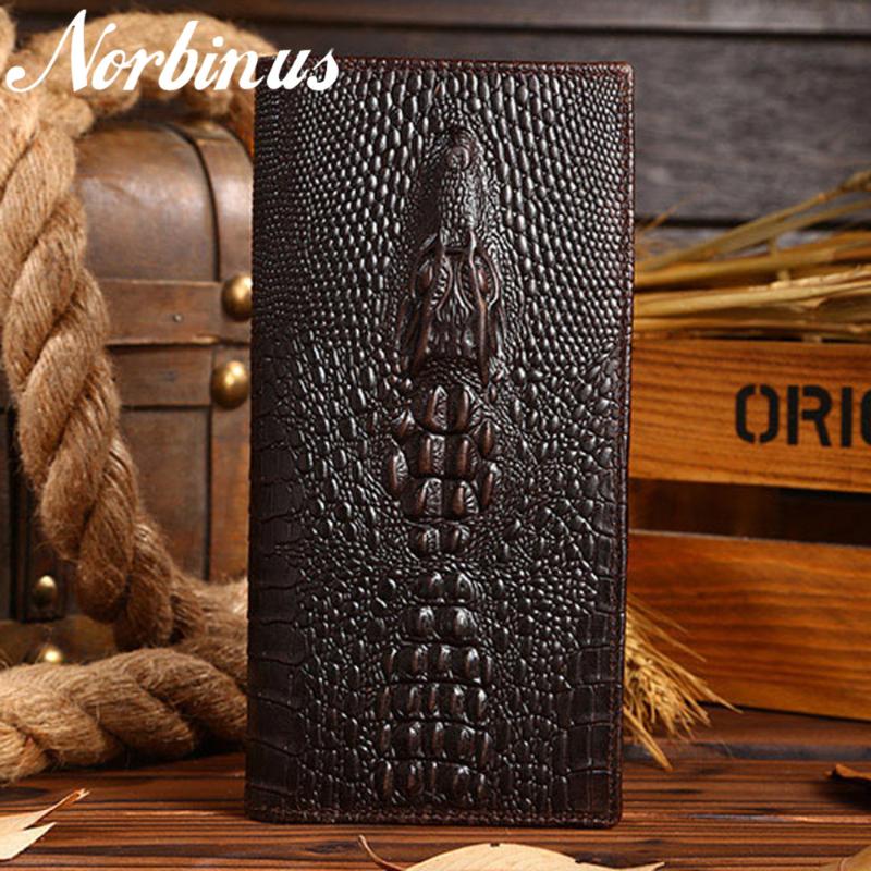 Wallets Norbinus Men's Wallet Genuine Leather Purse Crocodile Clutch Bag Cowhide Long For Men Holder, Red;black
Wallets Norbinus Men's Wallet Genuine Leather Purse Crocodile Clutch Bag Cowhide Long For Men Holder, Red;black