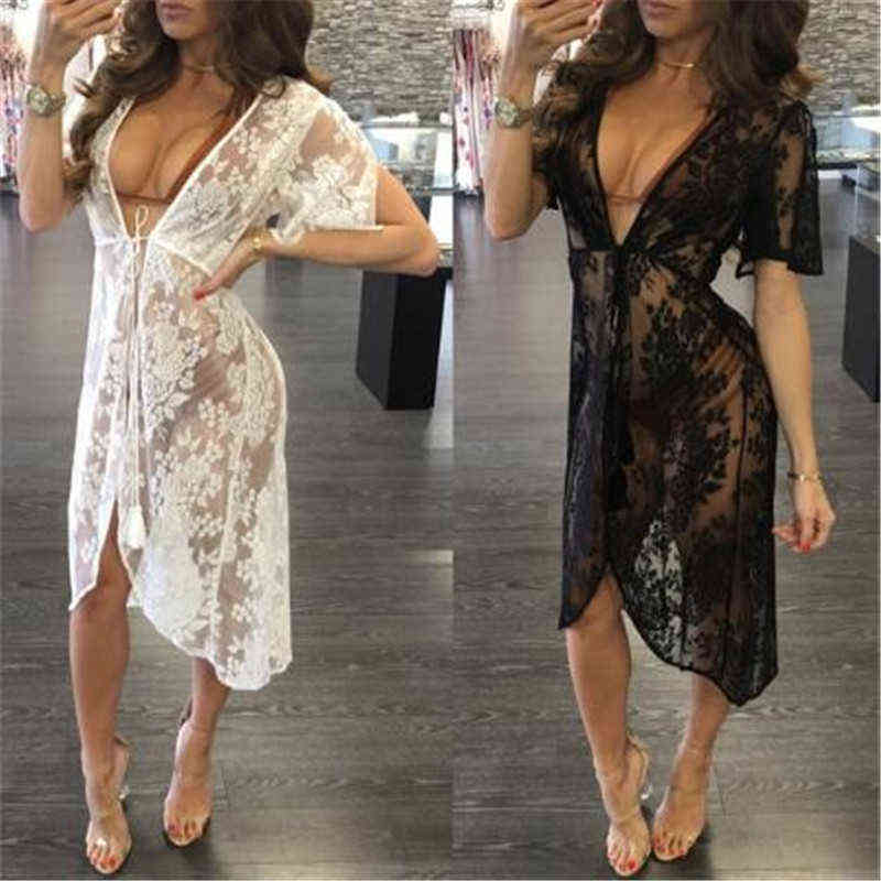Sexy Summer Women Short Sleeve Floral Lace Crochet Kimono Swimwear Cardigan Bikini Cover Up Wrap Beachwear Long Cover-ups, White;black
Sexy Summer Women Short Sleeve Floral Lace Crochet Kimono Swimwear Cardigan Bikini Cover Up Wrap Beachwear Long Cover-ups, White;black