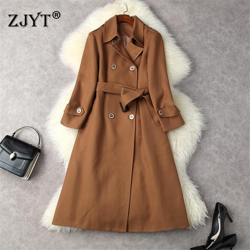 Women's Trench Coats Elegant Double Breasted Long Woman Winter 2021 Fashion Jackets Turn Down Collar Loose Overcoat Female Outerwear, Tan;black
Women's Trench Coats Elegant Double Breasted Long Woman Winter 2021 Fashion Jackets Turn Down Collar Loose Overcoat Female Outerwear, Tan;black
