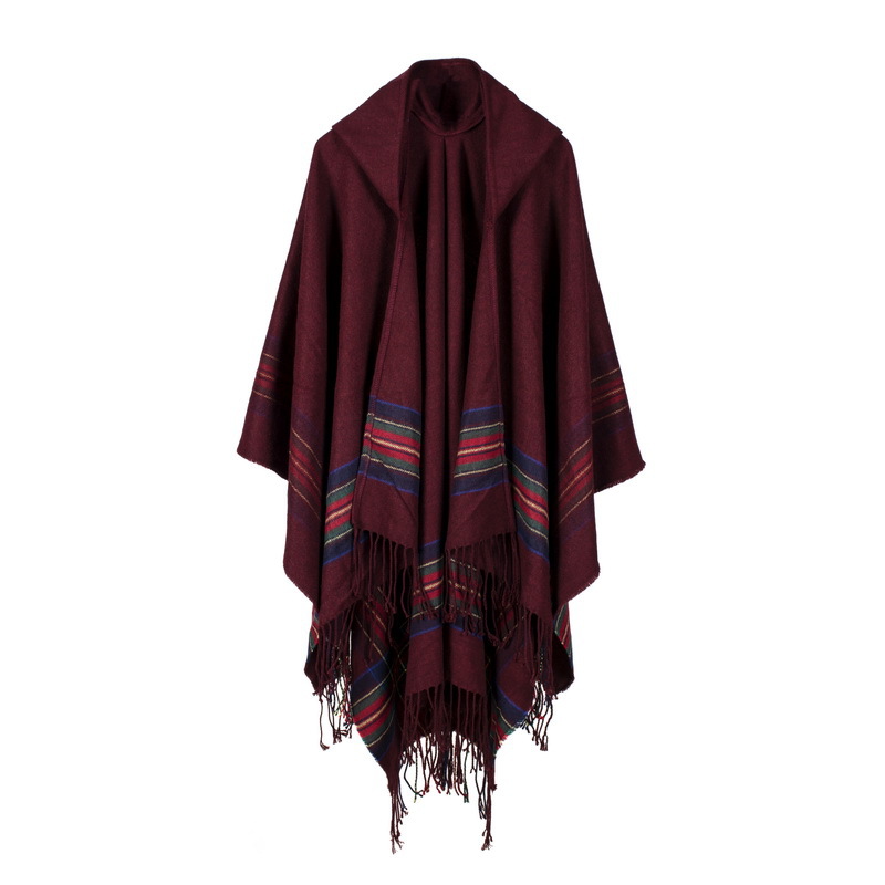 Scarves & Wraps Vintage Fashion Autumn and Winter Shawls New Luxury Imitation Cashmere Multicolor Stripes Tassels Poncho
Scarves & Wraps Vintage Fashion Autumn and Winter Shawls New Luxury Imitation Cashmere Multicolor Stripes Tassels Poncho
