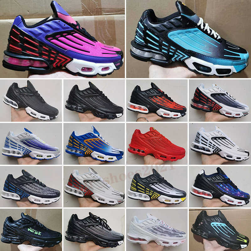 Mens Tn 3 Plus Tuned Running Shoes TN3 Trainers Noir Triple Black Wolf Grey Blanche White Blue Nebula Sneakers Size 40-45
Mens Tn 3 Plus Tuned Running Shoes TN3 Trainers Noir Triple Black Wolf Grey Blanche White Blue Nebula Sneakers Size 40-45