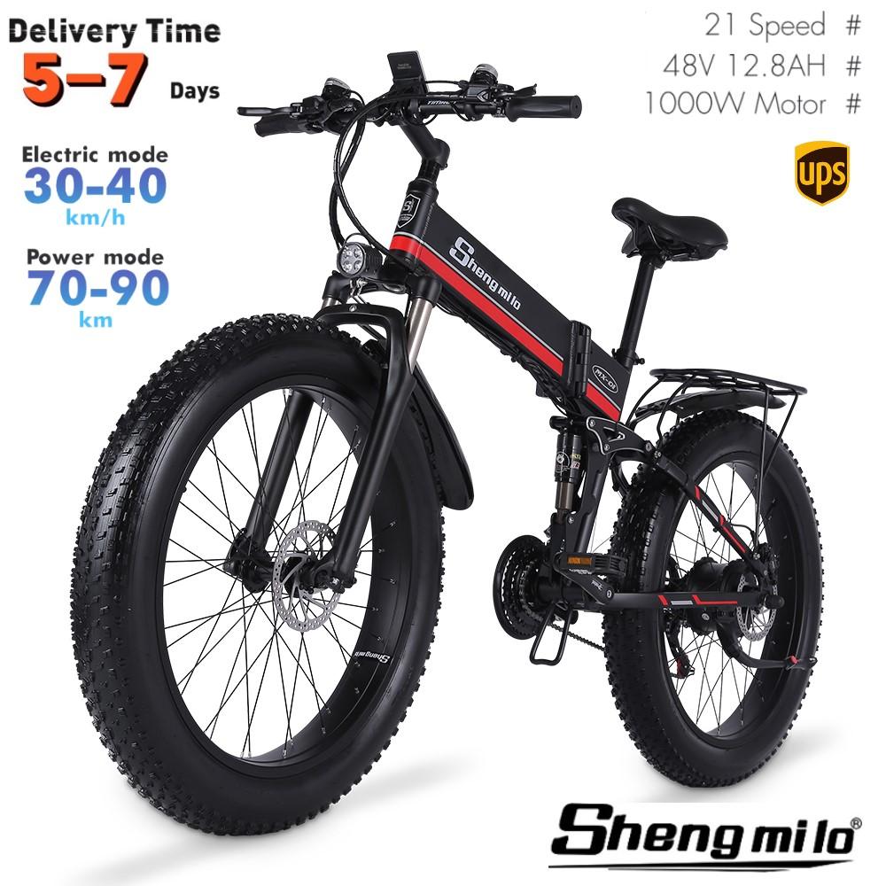 EU Mx01 Shengmilo 26 Inch Folding Electric 1000W Mountain Bike 40km/h City Fat Tire Bicycle E-bike, 26 inches green
EU Mx01 Shengmilo 26 Inch Folding Electric 1000W Mountain Bike 40km/h City Fat Tire Bicycle E-bike, 26 inches green