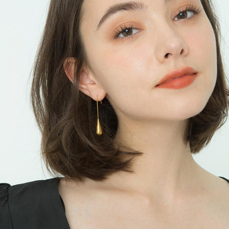 Dangle & Chandelier Simple Earrings European And American Style Temperament High Sense Ins 2021 Trendy, Silver 
Dangle & Chandelier Simple Earrings European And American Style Temperament High Sense Ins 2021 Trendy, Silver