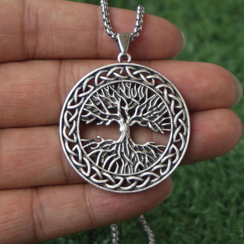 Chains 12PCS Vintage Double Side Tree Of Life Pendant Necklace Drop Gifts Jewelry, Silver
Chains 12PCS Vintage Double Side Tree Of Life Pendant Necklace Drop Gifts Jewelry, Silver