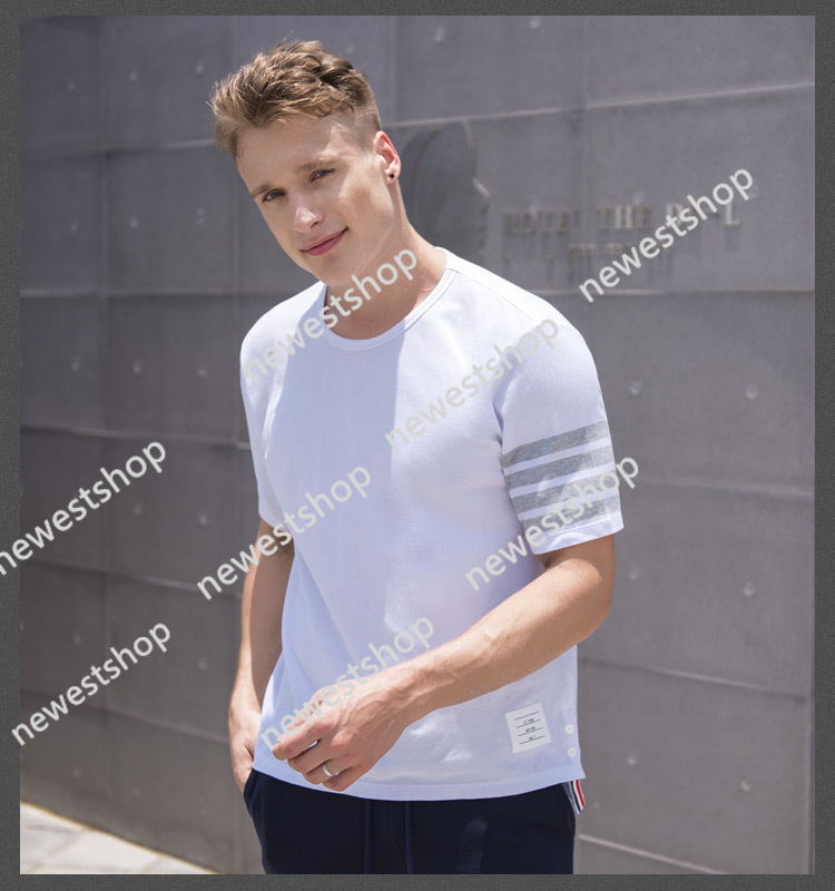 Tb Brand Thom T-shirt Men Women Cotton Striped O-collar Soft Casual Fashion Young Couple Shirt Design Short Sleeves, Black
Tb Brand Thom T-shirt Men Women Cotton Striped O-collar Soft Casual Fashion Young Couple Shirt Design Short Sleeves, Black
