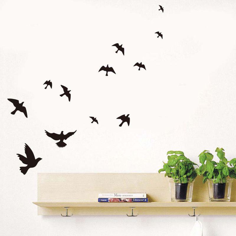 Window Stickers Anti-collision Alert Bird Silhouettes Glass Door Protection And Save Birds Decoration For Livingroom
Window Stickers Anti-collision Alert Bird Silhouettes Glass Door Protection And Save Birds Decoration For Livingroom