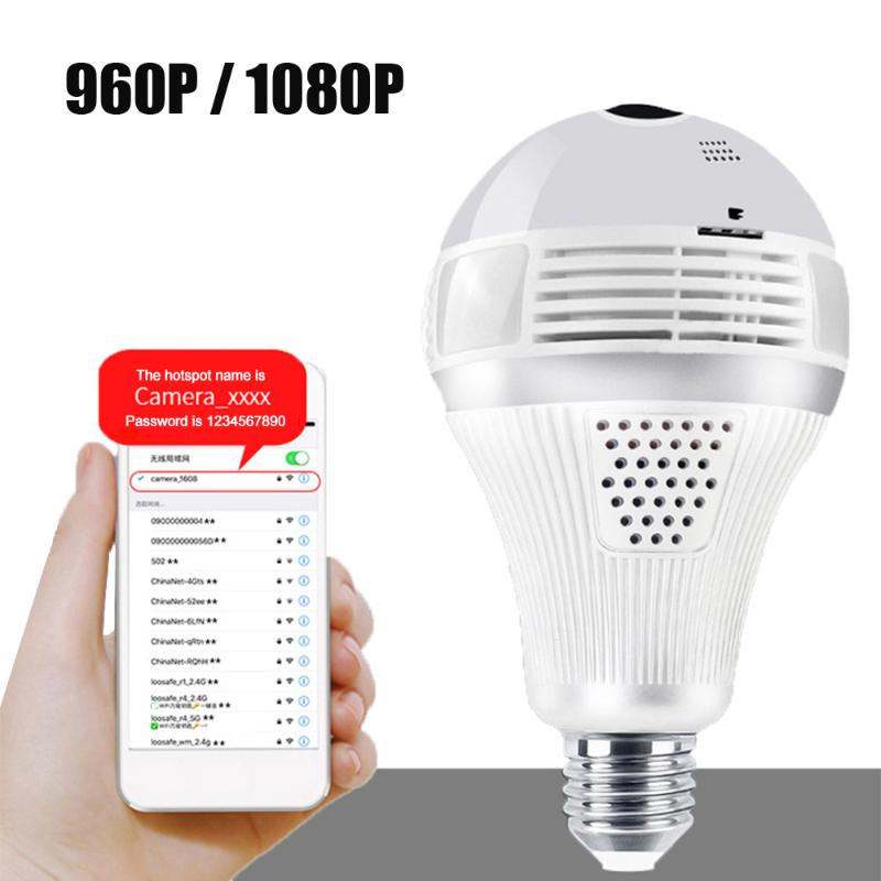 360° LED Light 960P 1080P Wireless Panoramic Home Security WiFi CCTV Fisheye Camera Bulb Lamp IP Two Ways Audio Cameras
360° LED Light 960P 1080P Wireless Panoramic Home Security WiFi CCTV Fisheye Camera Bulb Lamp IP Two Ways Audio Cameras