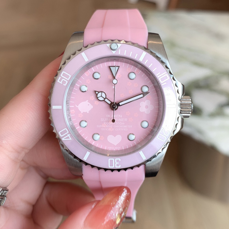 Ladies Watch Fully Automatic Mechanical Watches 40mm Rubber Strap Sapphire Mirror Classic Woman Wristwatch Waterproof Design Montre De Luxe, Slivery;brown
Ladies Watch Fully Automatic Mechanical Watches 40mm Rubber Strap Sapphire Mirror Classic Woman Wristwatch Waterproof Design Montre De Luxe, Slivery;brown