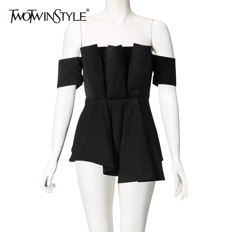 Black Ruched Slim Shirt For Women Slash Neck Short Sleeve Sexy Blouse Female Fashion Clothing Summer 210524
Black Ruched Slim Shirt For Women Slash Neck Short Sleeve Sexy Blouse Female Fashion Clothing Summer 210524