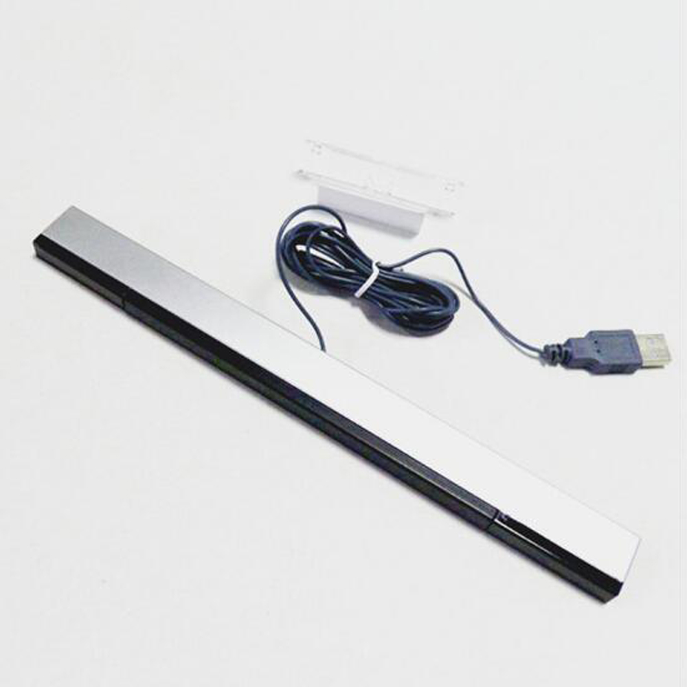 USB Simulator controller GamepadsWired Infrared IR Signal Ray Sensor Bar/Receiver for Wii Remote