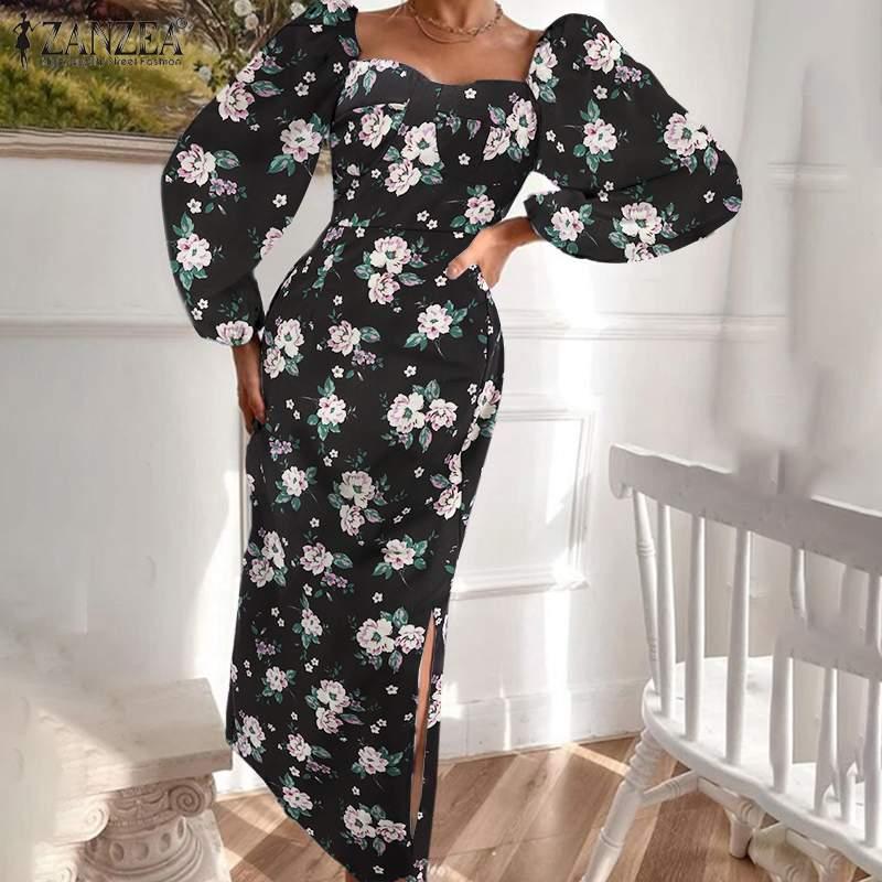 Casual Dresses Women Bohemian Printed Party 2022 Spring Autumn Puff Sleeve Robe Maxi Long Vestidos Oversized Sundress 7, Blue
Casual Dresses Women Bohemian Printed Party 2022 Spring Autumn Puff Sleeve Robe Maxi Long Vestidos Oversized Sundress 7, Blue