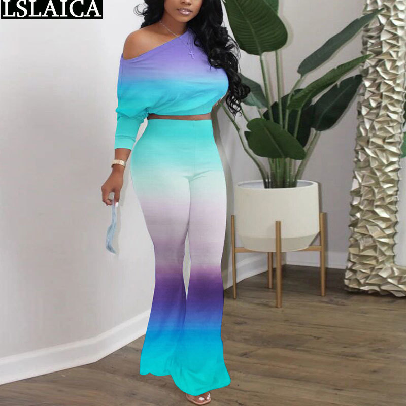 Two Piece Outfits Women Sets Tie Dye Print Crop Top Flare Pants Set Casual High Street Tracksuit Gym Sportswear Conjunto Mujer 210520, Orange
Two Piece Outfits Women Sets Tie Dye Print Crop Top Flare Pants Set Casual High Street Tracksuit Gym Sportswear Conjunto Mujer 210520, Orange