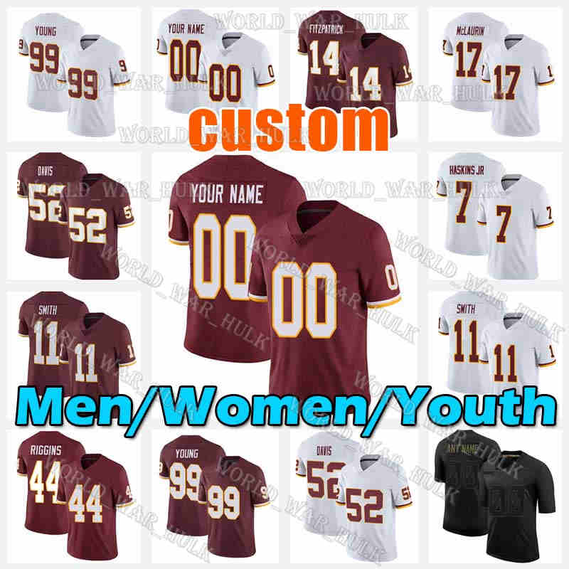 99 Chase Young Jersey 52 Jamin Davis 17 Terry McLaurin Custom Football Team 21 Sean Taylor 14 Ryan Fitzpatrick 24 Antonio Gibson Washington&, Black;red
99 Chase Young Jersey 52 Jamin Davis 17 Terry McLaurin Custom Football Team 21 Sean Taylor 14 Ryan Fitzpatrick 24 Antonio Gibson Washington&, Black;red
