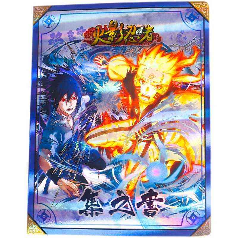 New Original Collection Cards Uzumaki Uchiha Sasuke Haruno Sakura Kakashi Trading Card Game Children Birthday Gift Toy R230619