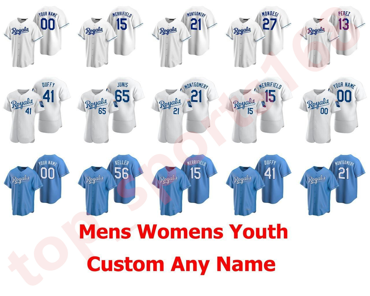 Custom Royals Jorge Soler 20 21 Kansas City Whit Merrifield Jackson Danny Duffy Nicky Lopez Ryan Ian Kennedy Keller Urena Baseball Jersey, Blue;black
Custom Royals Jorge Soler 20 21 Kansas City Whit Merrifield Jackson Danny Duffy Nicky Lopez Ryan Ian Kennedy Keller Urena Baseball Jersey, Blue;black